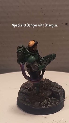 Nekromunda Gang. Van Saar. Ganger Specialist Lucien. 3d printed. Painted by me.