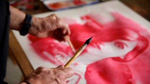 98 colors in the "Sennelier l'Aquarelle" range, what is your favorite? let paint a 1-color portrait with it! #aquarelle #watercolor #portrait | Sennelier