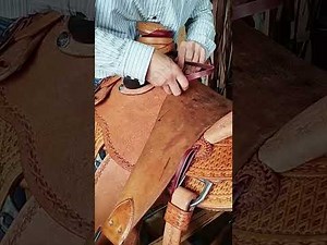 Saddle making - how to install bucking rolls