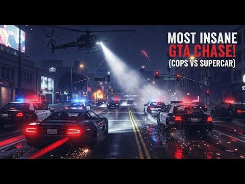 GTA 5 Police Chase Gameplay | Epic Cop Chase in Los Santos | GTA V Realistic Chase 2025