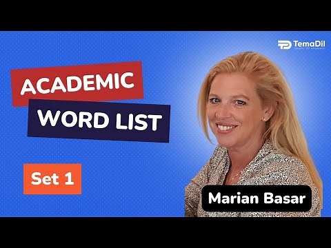 Academic Word List, Most Frequently Used English Academic Words | Set 1