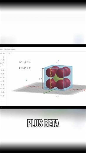 Cube Sphere Geometry Solving for Center #books #maths #testandlearn