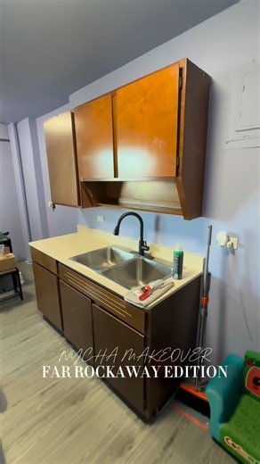 😮‍💨 the gray on the periwinkle 😍 All materials used are linked in my Amazon storefront. Click the link in my bio, go to the link tree and it’ll say “ Amazon storefront “ 🙂 #compassionatecleaning #nychamakeover #compassionatecleaning | Compassionate Cleaning LLC