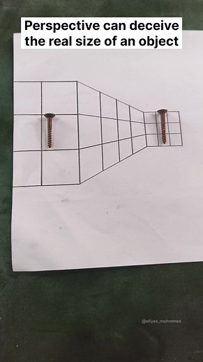 illusion | Perspective can deceive the real size of an object | #illusions #reels #viral #tranding #trendingreels | Eliyas Mohmmed