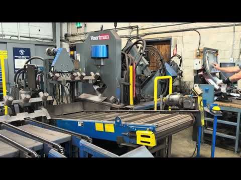 2012 VOORTMAN V505-160M HIGH-OUTPUT FLAT & ANGLE PROCESSING MACHINE