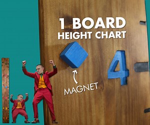 Make a Height Chart Using Only 1 Board!