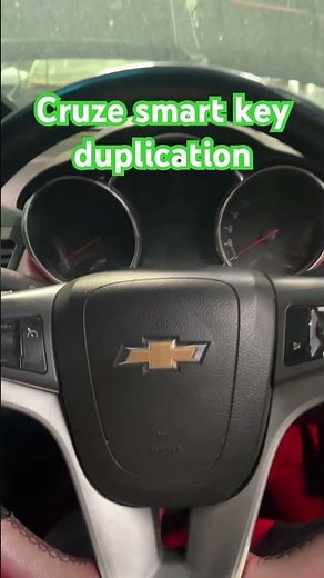 Chevrolet Cruze additional smart key programming 🔥