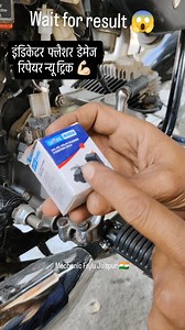 Indicator Flashar Damage and Repair New trick 💪🏻🇮🇳🇮🇳 #instagram #reels #viral #hero #honda #tirnding #rajasthan #india #explore #viralvideos #royalenfield #splendor #castrol | Fajlu Jaitpur Pali
