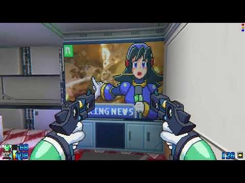 Mega Man X in DOOM – The Maverick Hunter Chronicles Gameplay