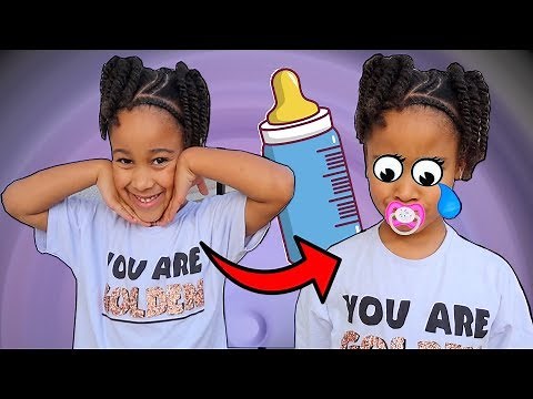 Cali Transforms into a Baby!