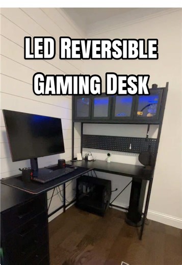 Upgrade Your Gaming Setup with LED Reversible Desk