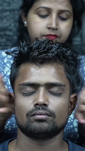 Escape the Cold with Chaitali's Warming Head Massage | Winter Scalp & Soul ASMR #shorts