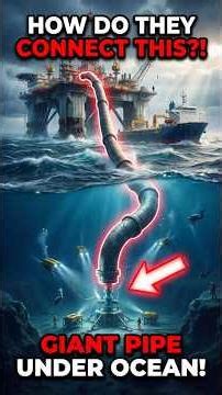 How Pipelines Connect to Offshore Platforms?! #shorts #ocean