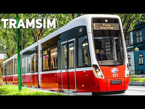 TRAMSIM #2: Mit der Flexity verspätet zum PRATER! | Straßenbahn Simulator