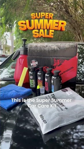 Super Summer Car Care Kit – Complete Protection for Your Car! 🚗🔥