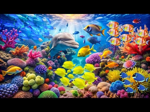 🌊 Under Red Sea 4K UHD | Colorful Coral Reef Fish & Sea Animals for Relaxation | 4K Video UHD #2