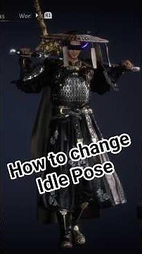 How to change IDLE POSE in Where Winds Meet #wherewindsmeet #guide #short