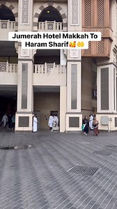 Going to haram from Jumerah hotel Makkah #makkah #makkahalmukarramah #masjidalharam #jumeirah #hotel🥰🥰🤲 | The city of Makkah