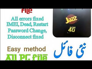 Unlock Jazz ZTE MF927U | ZTE MF927U unlock file free | All errors fixed