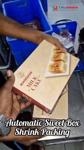 Automatic Sweet Box Shrink Packing Machine