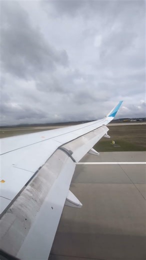 Landing Stuttgart airport Germany