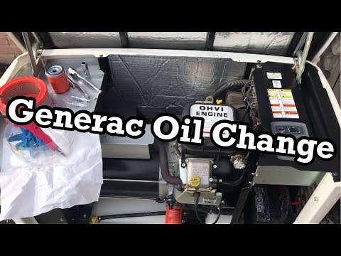 17kW Generac Generator Oil Change and General Maintenance