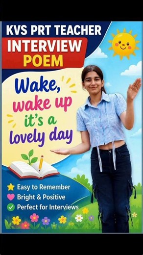 Crack KVS PRT Interview 2026 | Poem Demo for Primary Teachers | Morning Assembly Poem with Actions