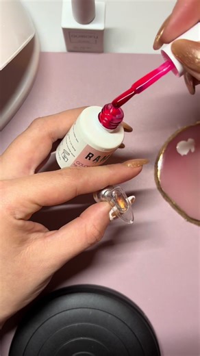 … #nailart #beginner #pink #dot #practice