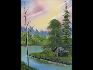 Painting with Certified Ross Instructor® Ted Simpson, Cabin at River Bend