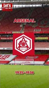 Arsenal LOGO Evolution 1988 - 2026 #arsenal #football #footballshorts #fyp #arsenalfans