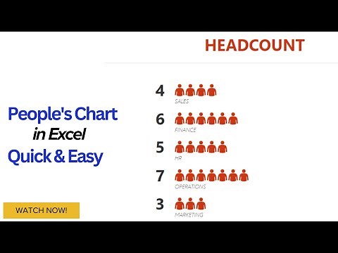 How to Create People's Chart in Excel | Excel People Graph | Infographics in Excel