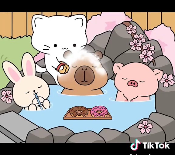 Relaxing Spring Spa Treatment ASMR Animation