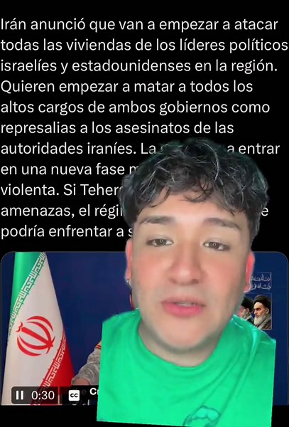 IRÁN irá por los altos cargos en la REGIÓN! #breakingnew #iran #eeuu #israel #arnoldbalien