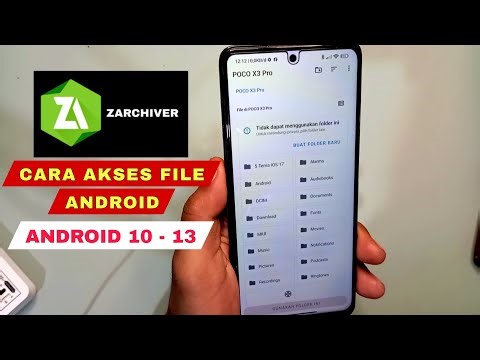 cara akses file android , di versi MIUI 14 dan Android 12 / 13