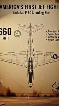 WWII american hero p80 first ghost fighter jet☠️✈️@JeTech Global#fighter jet#american#usaf#war hero
