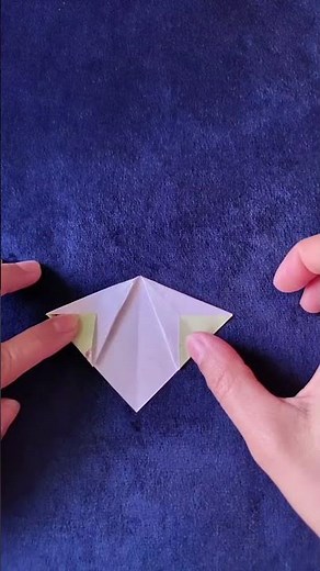 Easy Origami 3D Flower Tutorial #youtubeshorts