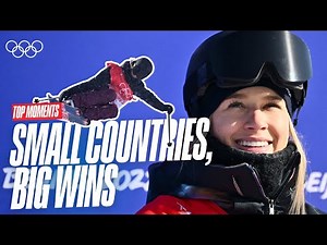 Showing The World How It's Done! 🤩❄️ | Winter Olympic Medals From Small Nations | Top Moments