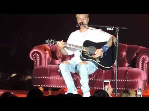 Justin Bieber cover of "Fast Car" by Tracy Chapman at Madison Square Garden July 19, 2016