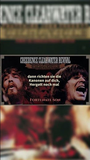 Fortunate Son with German lyrics!