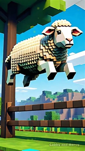 #minecraft #minecraftshorts Minecraft Sheep IRL: The Real-Life Animal Equivalent! 🐑🔍