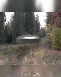 Al comienzo del video un alienígena sale del bosque y se sube al OVNI. | CHILE UFO