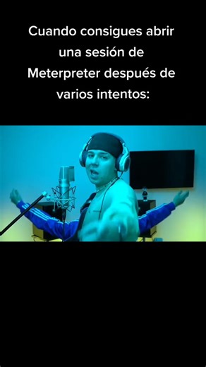 Cuando abres una sesión en Meterpreter #metasploit #meterpreter #meme #parati #fyp #ciberseguridad #cibersecurity #tiktok #humor #engieneer #hacking #hacker #computer