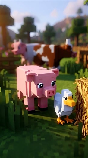 New Baby Animal Skins🐷🐥 in Minecraft #minecraftupdate