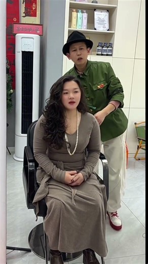 Chinese New Year Overtime: My Sister's Hair Perm Transformation