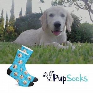 🐶 1. Take a cute pic of your furry friend. 📸 2. Upload your pet's photo. 🧦 3. Choose a sock. 💳 4. Place your order. ￼ It's that easy! Get your custom printed socks right here: GoPupSocks.com | PupSocks