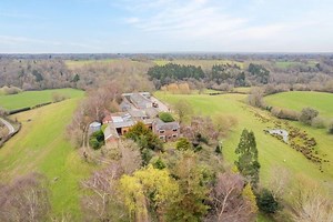 Large farm with traditional buildings and farmhouse near the Shropshire/Wales border hits the market