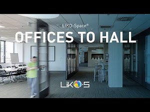 Unlimited office flexibility with LIKO-Space® movable walls! | LIKO-S