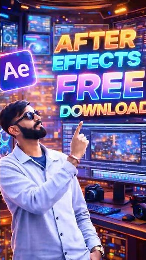 Download After Effects FREE 🔥 | Full Setup + Easy Method (No Error) | Beginners Guide #ai #editing