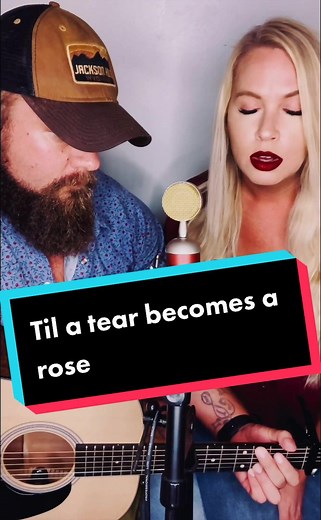 Til a Tear Becomes a Rose Cover | Acoustic Duet in 90s Country Style