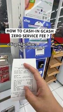 HOW TO CASH-IN GCASH ZERO SERVICE FEE | eTap Machine | Lovelyn Enrique #gcash #maya #eTapmachine
